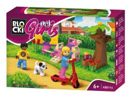 Klocki plastikowe Blocki My Girls Spacer po parku (KB0114) Blocki