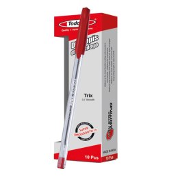 Długopis standardowy Noster TODAYs TRIX czerwony 0,7mm (czerwony) Noster