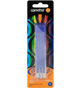 Wkład do długopisu Corretto Wymazywalny GR-1609, niebieski 0,7mm (160-2358) Corretto
