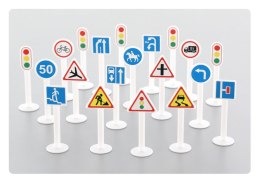 Zabawka edukacyjna zestaw znaków drogowych 20 elementów Polesie (64202) Polesie