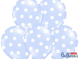 Balon gumowy Partydeco Pastel Baby Blue 50 szt niebieski jasny (SB14P-223-011W) Partydeco