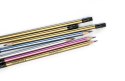 Ołówek Heykka metaliczny z gumką mix kolorów 72 szt HB (609006) Heykka