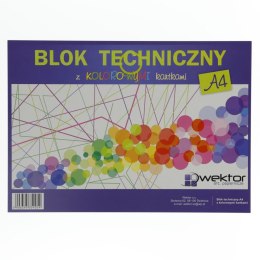 Blok techniczny Wektor kolor A4 mix 160g 10k Wektor