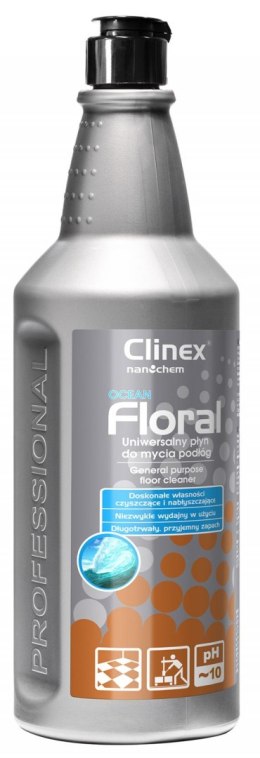 Uniwersalny płyn Clinex Floral Ocean do mycia podłóg 1l (77890) Clinex