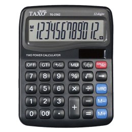 Kalkulator na biurko TG-2562 czarny Taxo Graphic 12-pozycyjny Taxo Graphic
