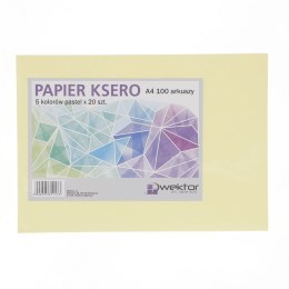 Papier kolorowy pastel A4 mix 80g Wektor Wektor