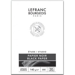 Blok artystyczny Lefranc&Bourgeois Studio czarny A4 140g 20k (301344) Lefranc&Bourgeois