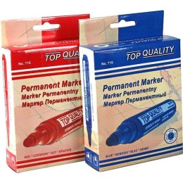 Marker permanentny Top Quality okrągła końcówka 2 mm niebieski Top Quality